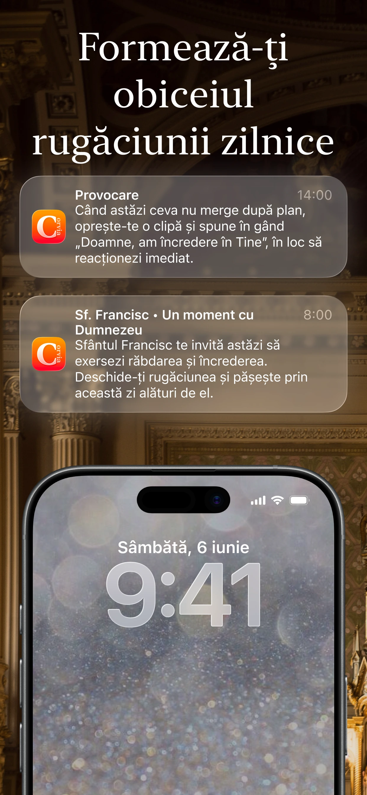 Citirea unui text spiritual de încurajare pentru creștini, meditație asupra psalmilor despre Isus